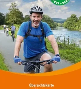 Naturregion Sieg - Übersichtskarte Radfahren